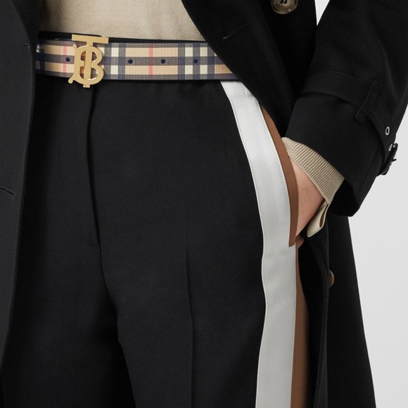 Burberry Beige with Tag Tb Monogram Belt - Picture 3 of 7